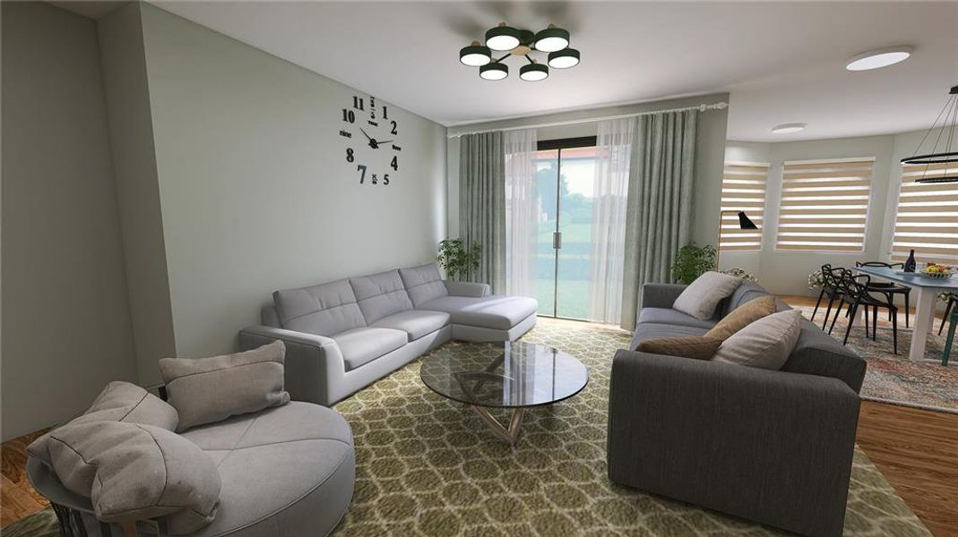 Furnished interior view inside a new home in , Homosassa (Image 8).