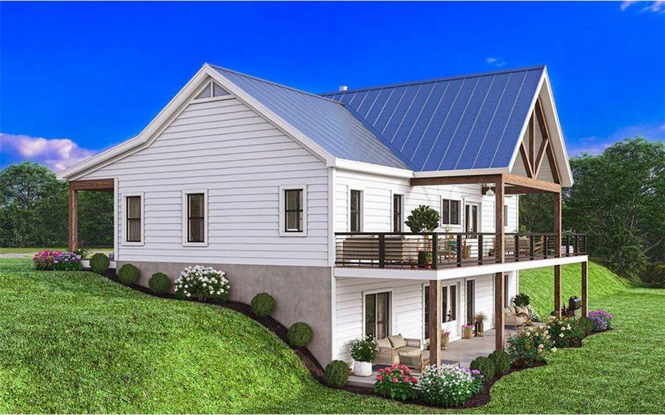 Front exterior of a new home in , Talking Rock, GA, highlighting curb appeal (Image 26).