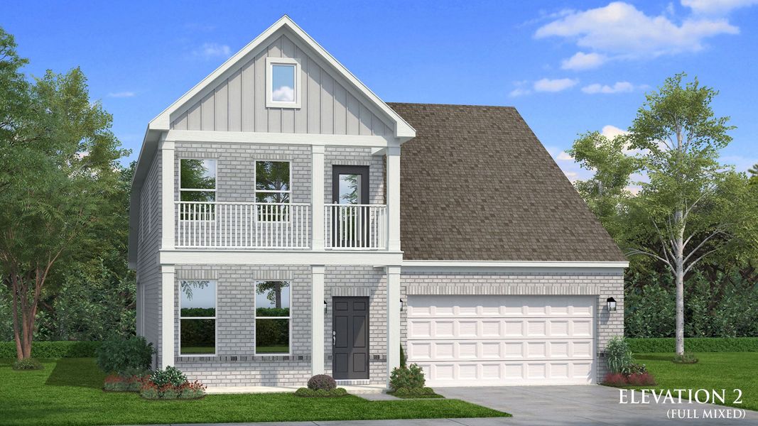 Representative exterior photo of a completed home built from the Ansley by DRB Homes in Mason Glenn, Franklinton, NC (Image 23).