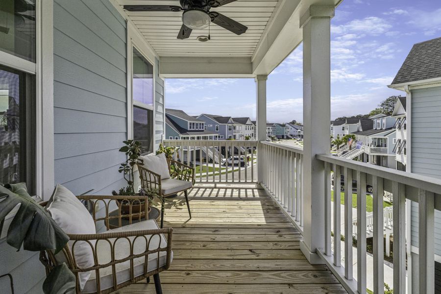 Exterior details and patio area of a home in , Charleston (Image 24). Exterior details and patio area of a home in , Charleston (Image 24).