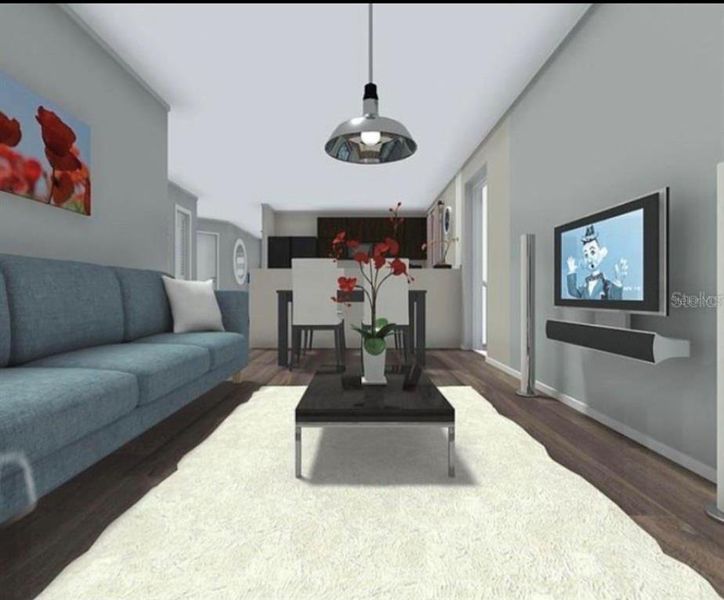Furnished interior view inside a new home in , Lehigh Acres (Image 8).
