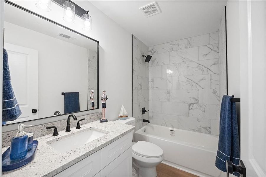 Furnished interior view inside a new home in , Atlanta (Image 20).