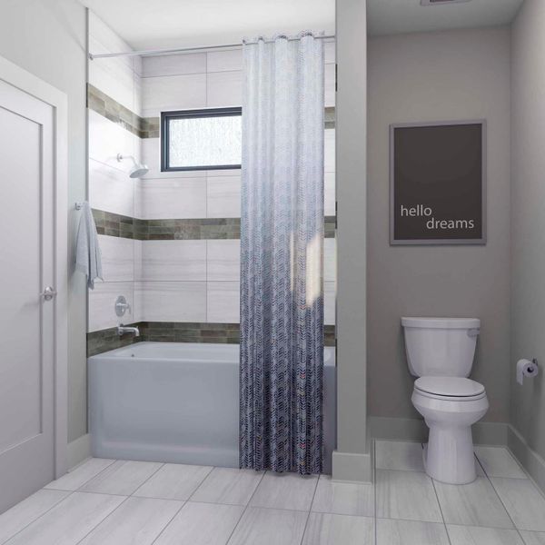 Representative furnished interior of a home built from the Balfour by Tri Pointe Homes in Sienna 60’, Missouri City (Image 22).