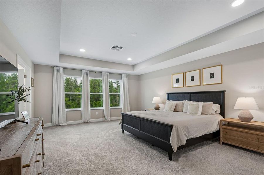 Furnished interior view inside a new home in Whispering Oaks Preserve, Wesley Chapel (Image 30).