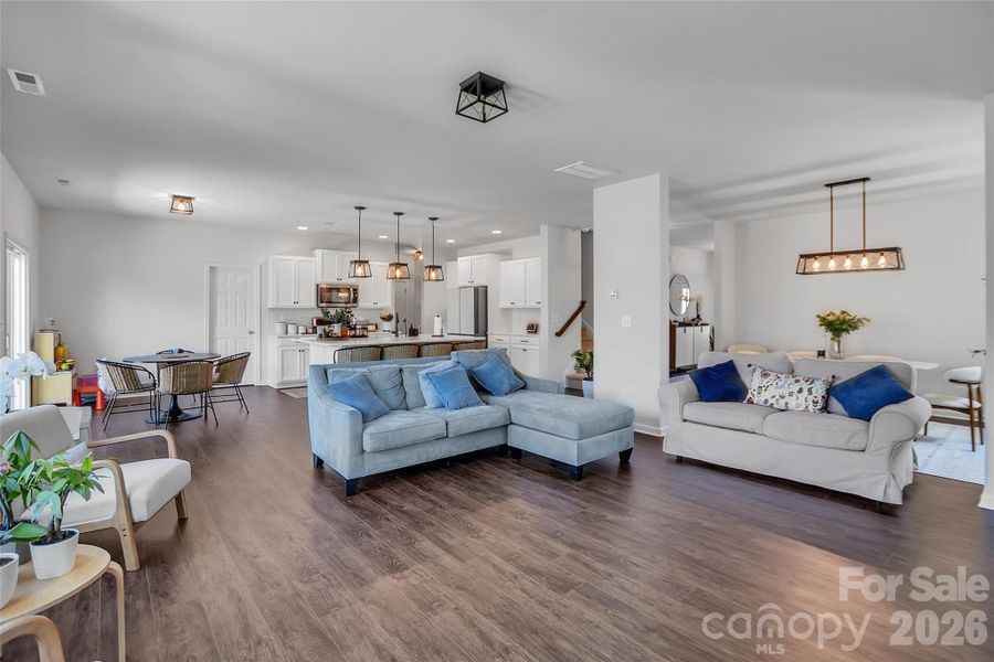 Furnished interior view inside a new home in , Charlotte (Image 16).