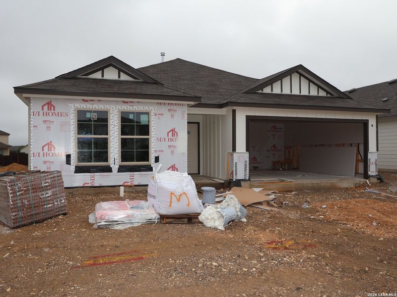 In-progress construction of a new home in Winding Brook, San Antonio, TX (Image 26).