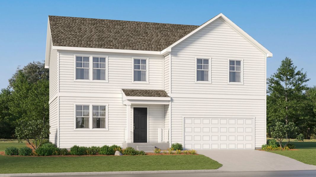 Exterior A with landscaping Exterior A with landscaping