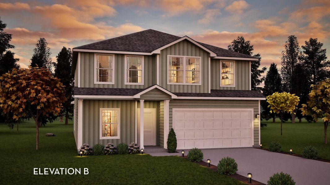 Representative exterior photo of a completed home built from the Rio Grande by CastleRock Communities in Brush Creek, Fairview, TN (Image 2).