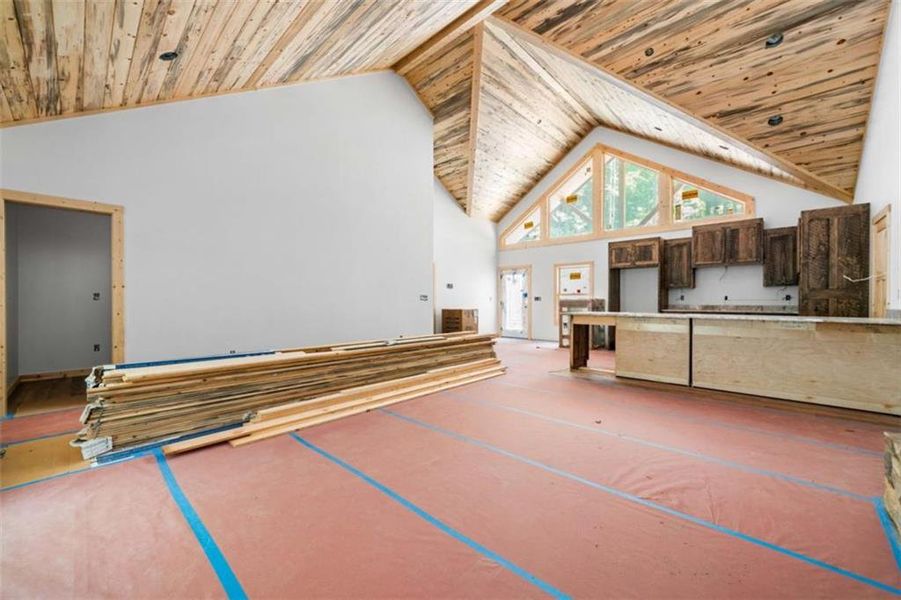 In-progress construction of a new home in , Ellijay, GA (Image 22).