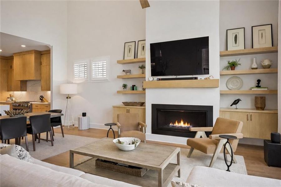 Furnished interior view inside a new home in Waterside Single Family, Peachtree Corners (Image 38).