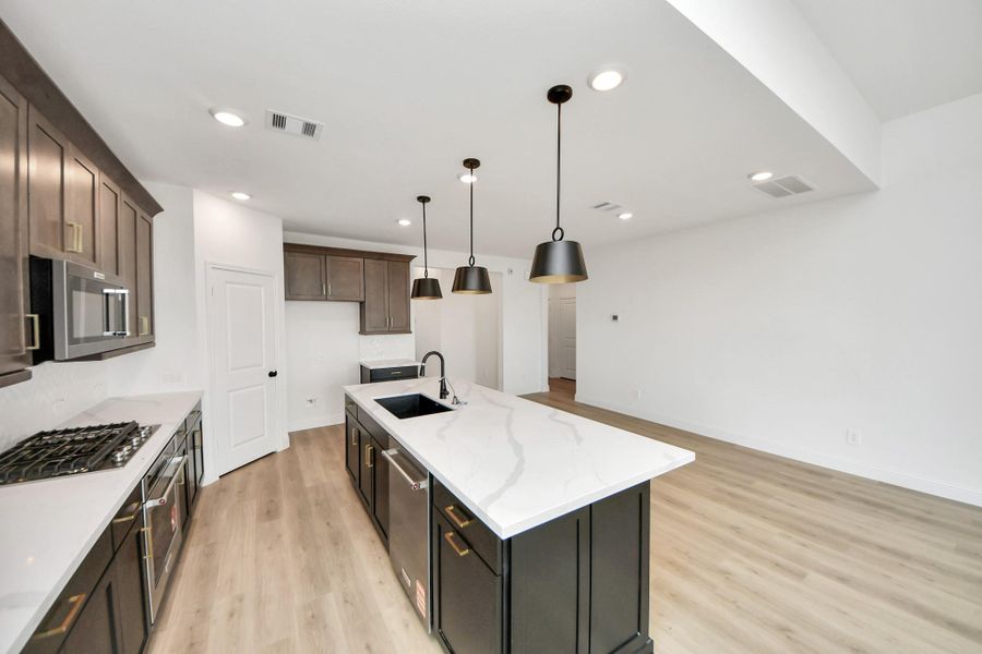 Furnished interior view inside a new home in Bridgeland: Signature Collection, Cypress (Image 5). Furnished interior view inside a new home in Bridgeland: Signature Collection, Cypress (Image 5).