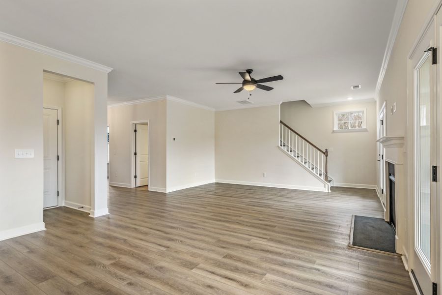 Spacious, unfurnished interior of a new home in Ridgecrest at Midway, Anderson (Image 26).