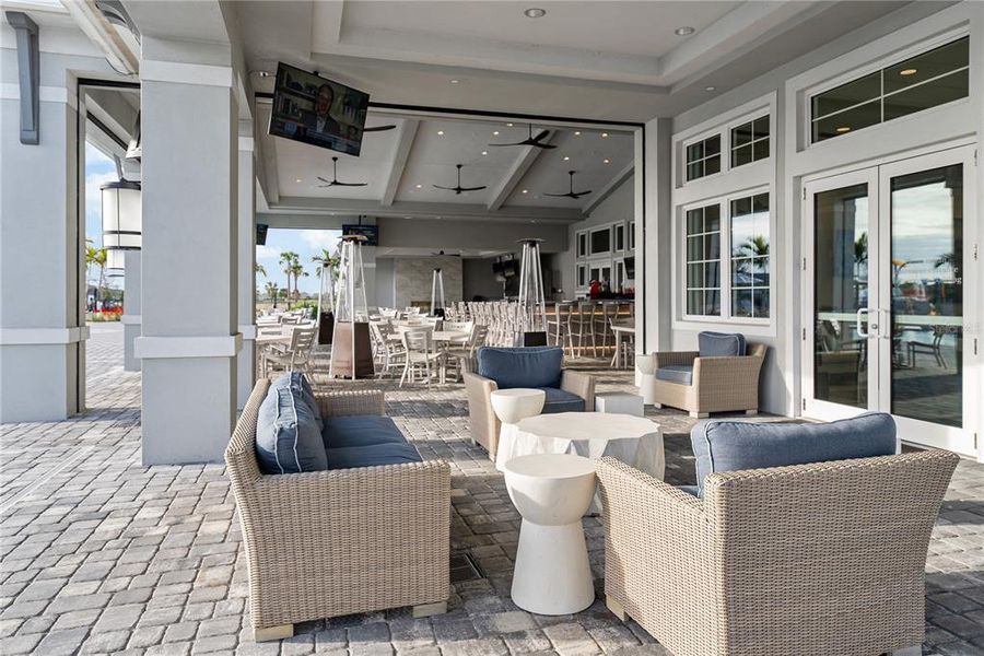 Exterior details and patio area of a home in , Bradenton (Image 28).