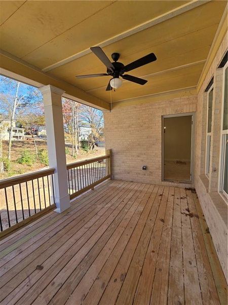 Exterior details and patio area of a home in , Buford (Image 3).