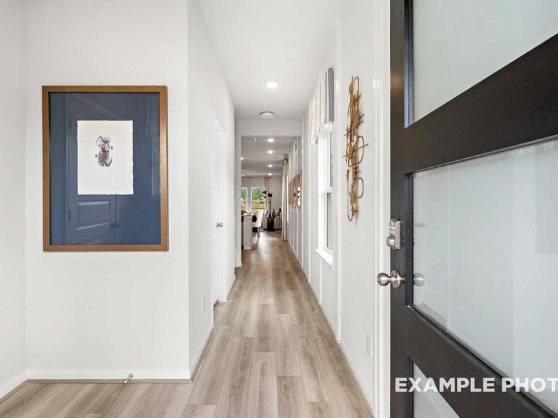 Furnished interior view inside a new home in Caney Creek Place, Conroe (Image 6). Furnished interior view inside a new home in Caney Creek Place, Conroe (Image 6).