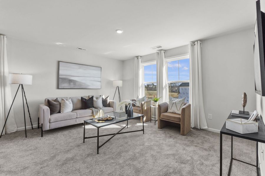 Furnished interior view inside a new home in The Coves on Lake Wylie, Charlotte (Image 24).