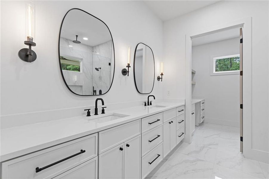 Furnished interior view inside a new home in , Lilburn (Image 37).