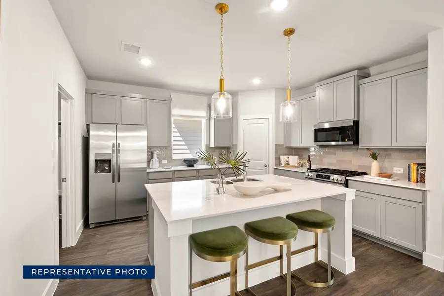 Representative furnished interior of a home built from the Harrison F by First Texas Homes in Oaklawn, Van Alstyne (Image 8).
