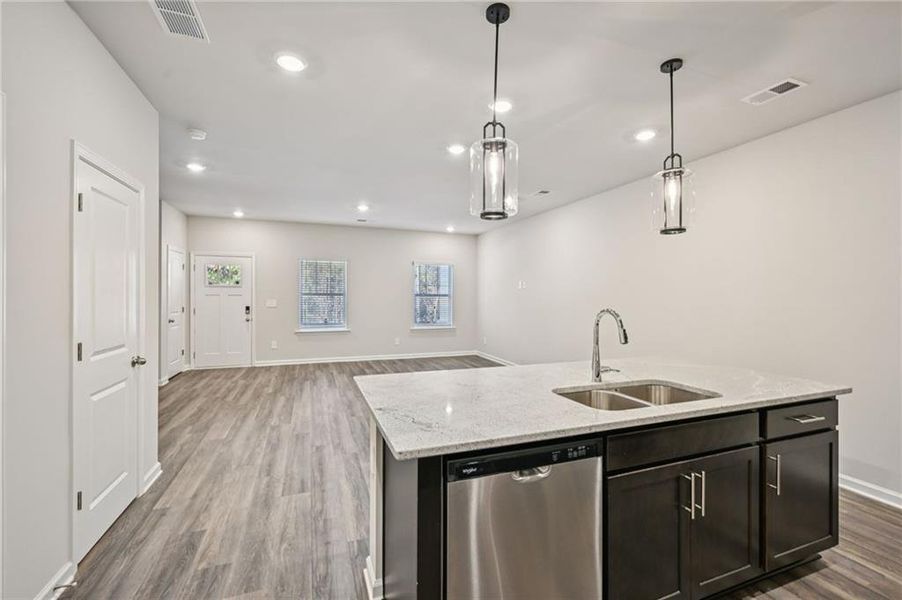 Furnished interior view inside a new home in , Conyers (Image 6).