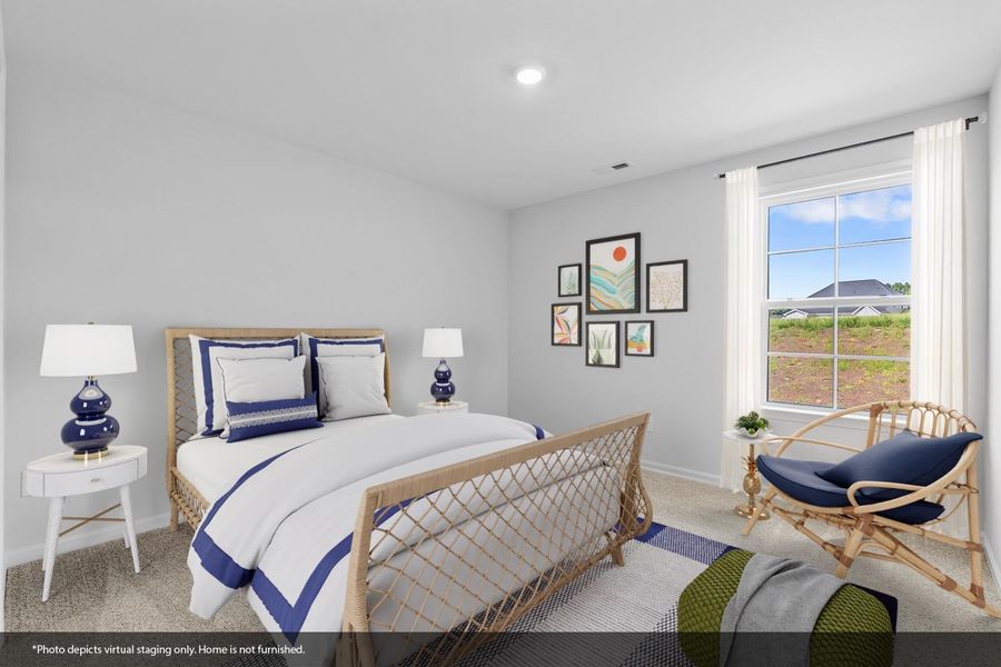 Furnished interior view inside a new home in Brooke Hill, Lewisville (Image 12). Furnished interior view inside a new home in Brooke Hill, Lewisville (Image 12).