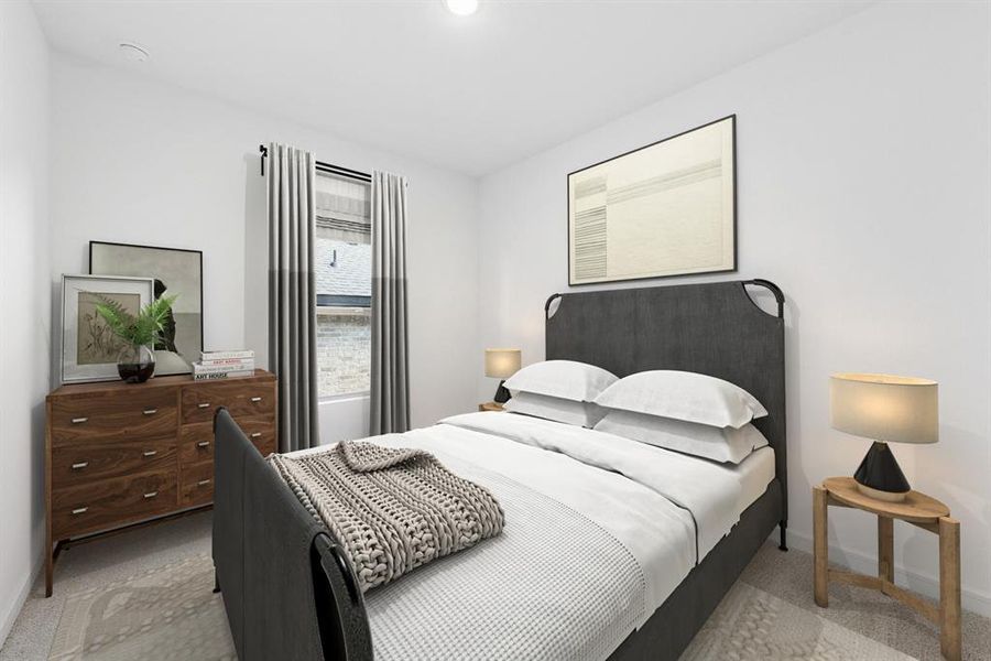 Furnished interior view inside a new home in Aspire at Noble Ridge, Howe (Image 15). Furnished interior view inside a new home in Aspire at Noble Ridge, Howe (Image 15).