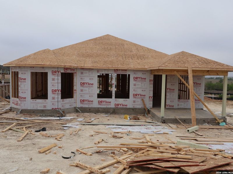 In-progress construction of a new home in Paloma Park, Converse, TX (Image 18).