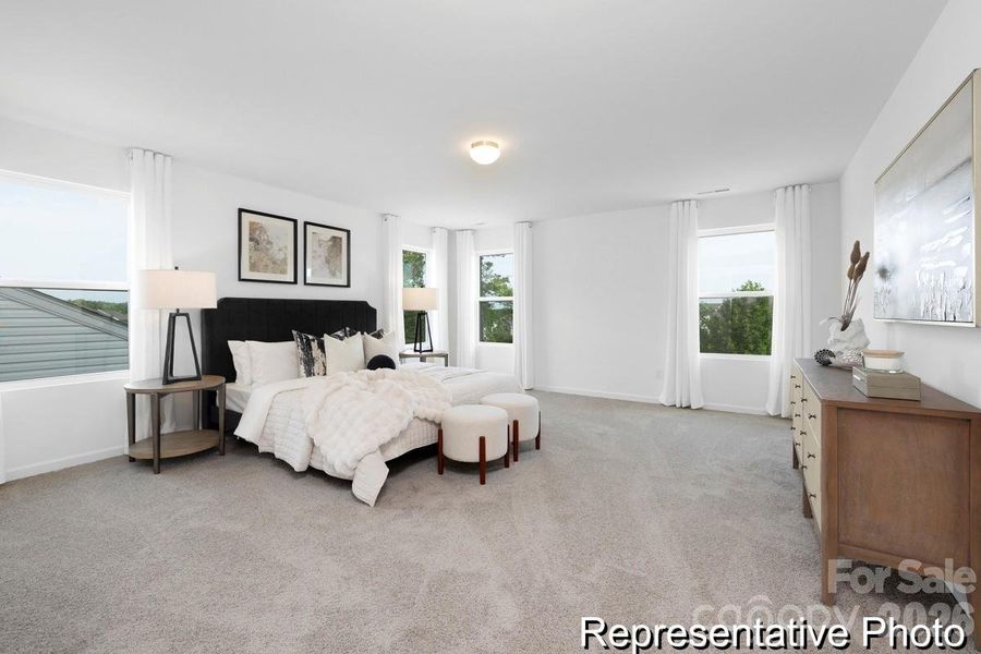 Furnished interior view inside a new home in , Statesville (Image 8).