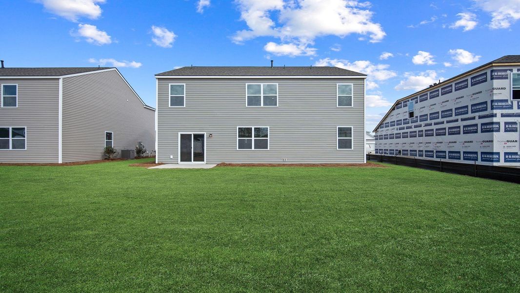Exterior details and patio area of a home in The Retreat at East Argent, Ridgeland (Image 3).