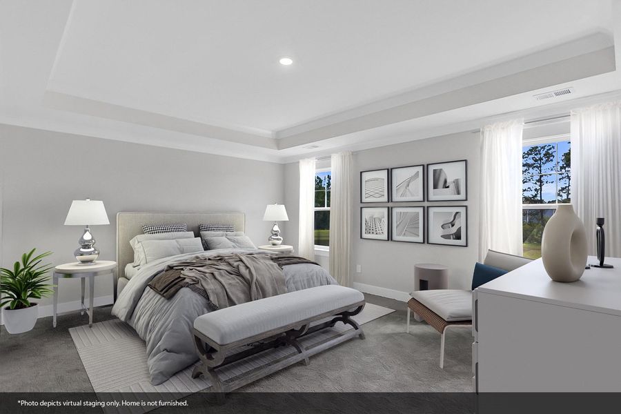 Furnished interior view inside a new home in Pebble Branch, Chapin (Image 9).
