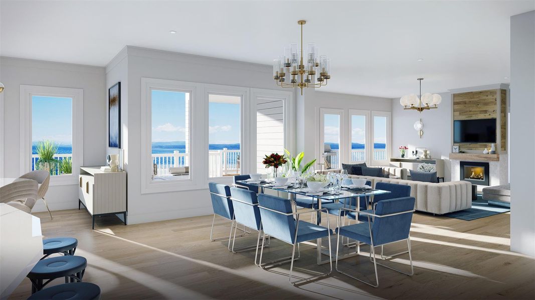 Furnished interior view inside a new home in , Freeport (Image 3). Furnished interior view inside a new home in , Freeport (Image 3).