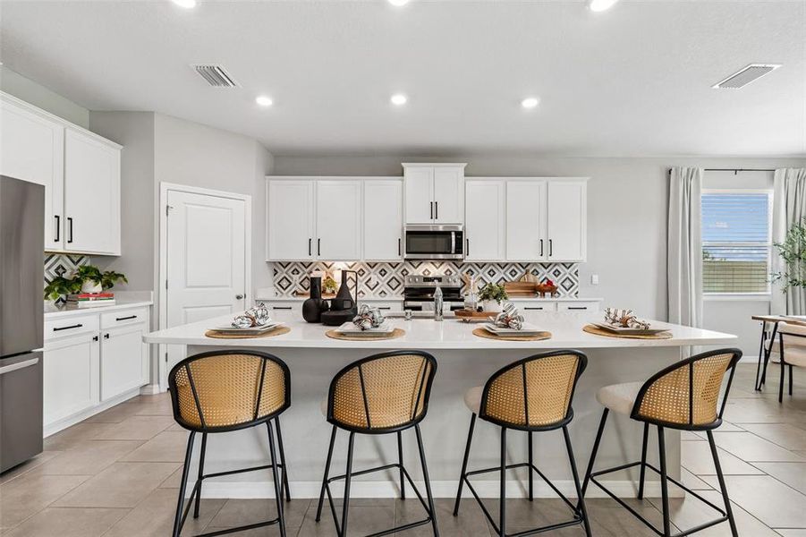 Furnished interior view inside a new home in Deerbrook, Land O' Lakes (Image 50).