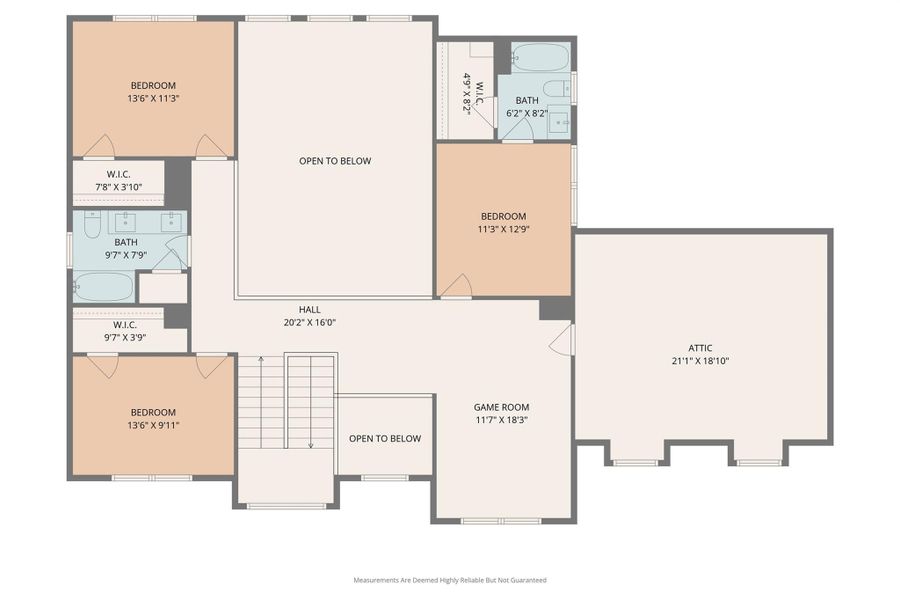 2D floor plan layout of this home in , Magnolia, TX (Image 7). 2D floor plan layout of this home in , Magnolia, TX (Image 7).