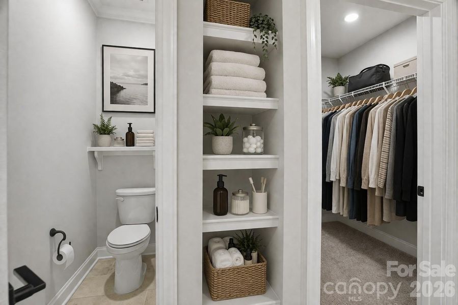 Furnished interior view inside a new home in , Denver (Image 18). Furnished interior view inside a new home in , Denver (Image 18).