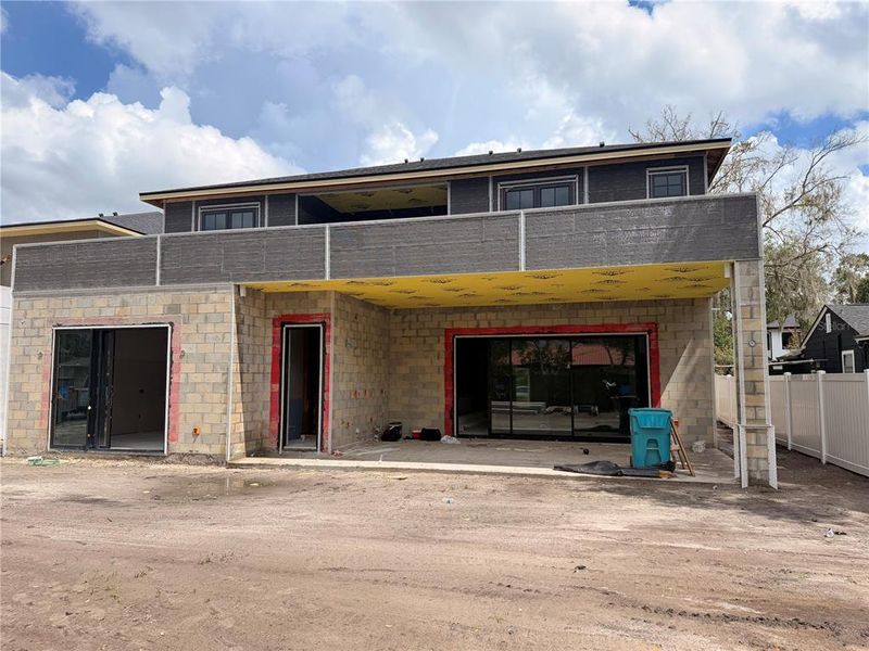 In-progress construction of a new home in , Orlando, FL (Image 16).