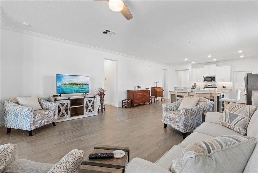 Furnished interior view inside a new home in Southshore Bay Active Adult: Active Adult Manors, Wimauma (Image 5).