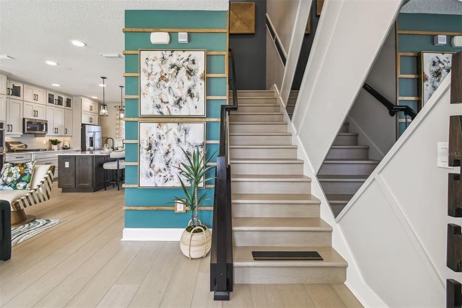 Furnished interior view inside a new home in Lake Star at Ovation, Winter Garden (Image 6).