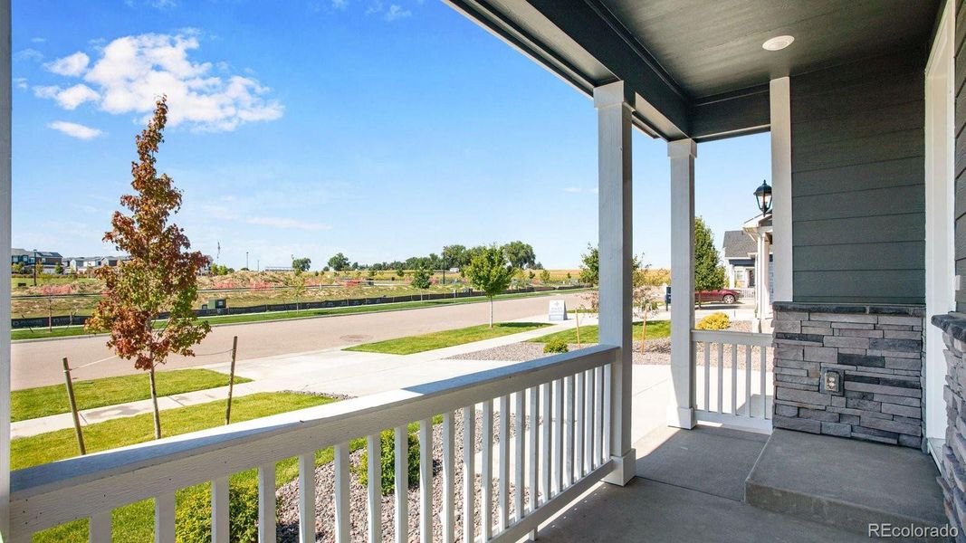 Exterior details and patio area of a home in Mallard Ridge, Johnstown (Image 2).