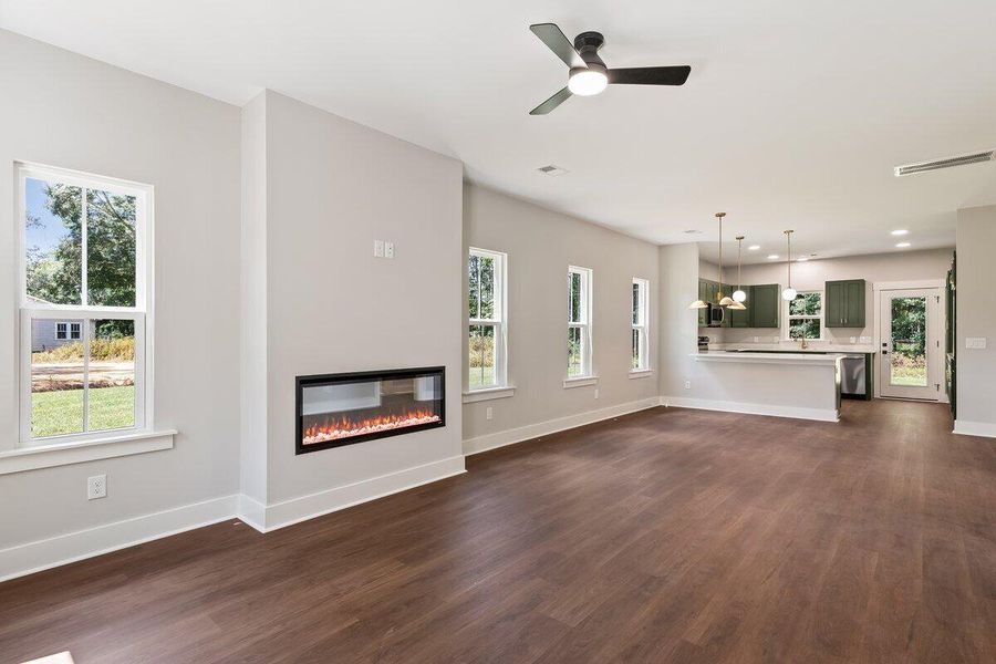 Spacious, unfurnished interior of a new home in , Ravenel (Image 16).