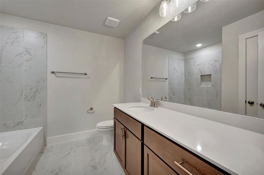 Furnished interior view inside a new home in Lilybrooke at Legacy Hills, Celina (Image 5).
