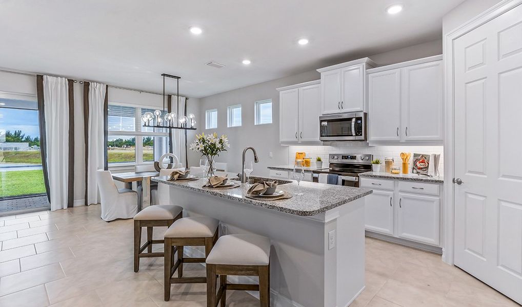 Furnished interior view inside a new home in Stonewater, Cape Coral (Image 8).