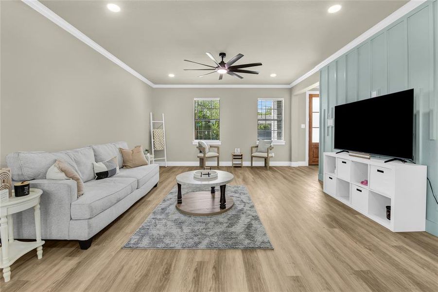 Furnished interior view inside a new home in , Mineral Wells (Image 28).