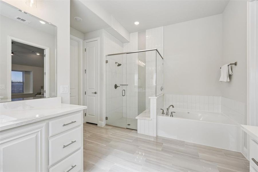 Furnished interior view inside a new home in Mockingbird Heights, Midlothian (Image 37).