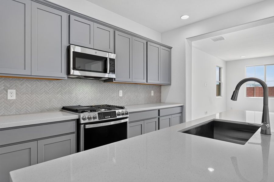 Furnished interior view inside a new home in Hawes Crossing, Mesa (Image 12).