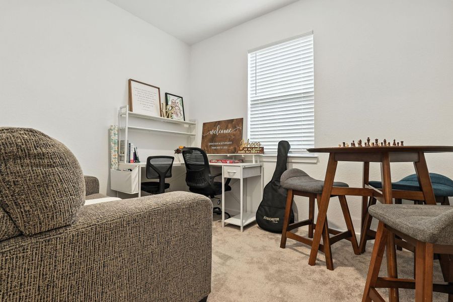 Furnished interior view inside a new home in Bridge Creek 45s and 50s, Cypress (Image 5). Furnished interior view inside a new home in Bridge Creek 45s and 50s, Cypress (Image 5).