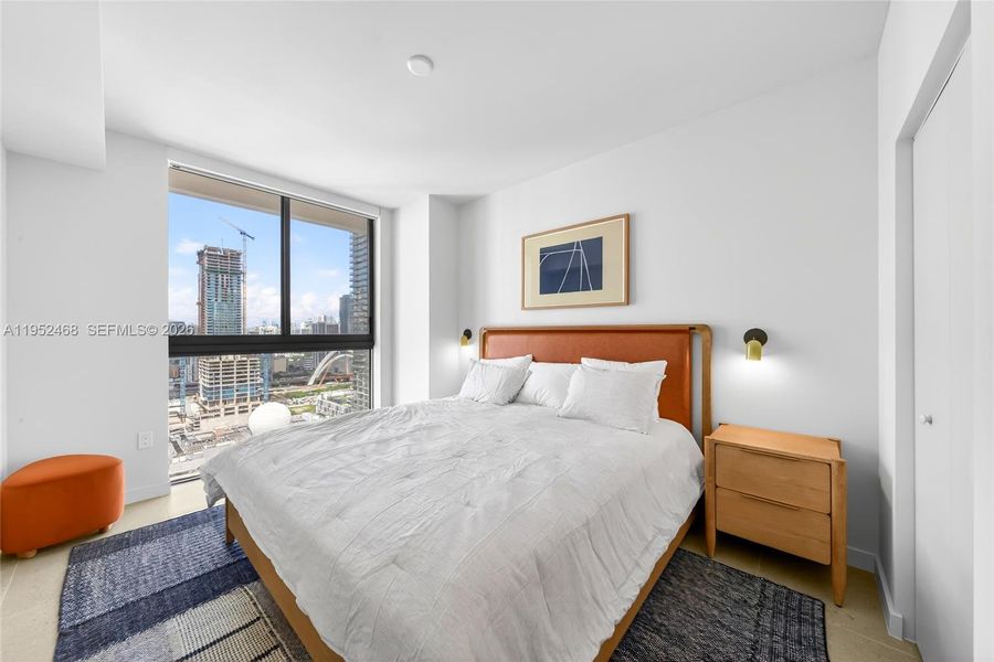 Furnished interior view inside a new home in , Miami (Image 10).