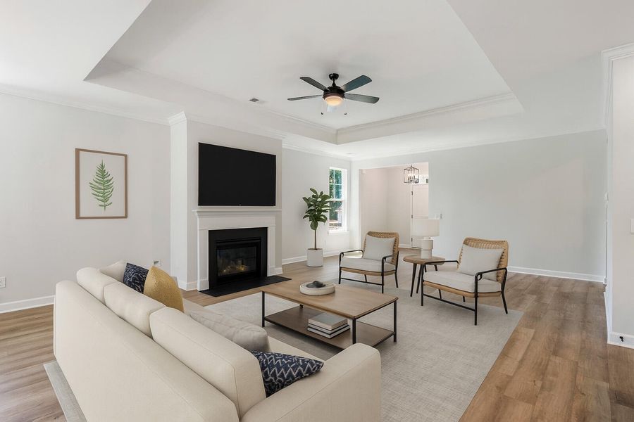 Furnished interior view inside a new home in Lochton, Summerville (Image 10).