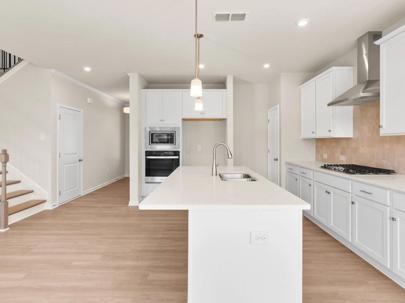 Representative furnished interior of a home built from the The Willow B at Wehunt Meadows by Davidson Homes LLC in Wehunt Meadows, Hoschton (Image 9).