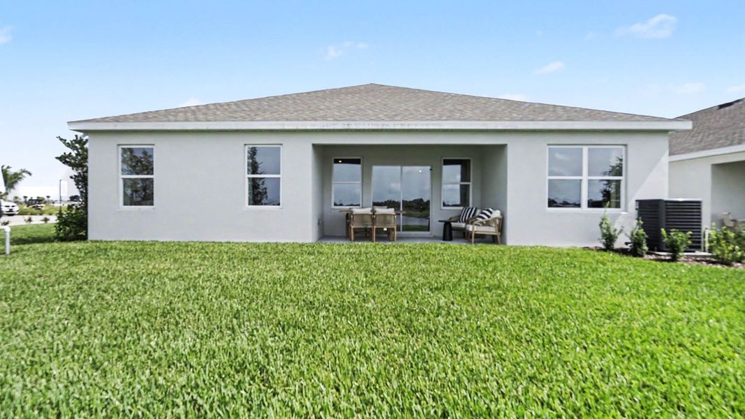 Representative exterior details of a home built from the Madison by D.R. Horton in Cypress Bay West, Palm Bay (Image 26). Representative exterior details of a home built from the Madison by D.R. Horton in Cypress Bay West, Palm Bay (Image 26).
