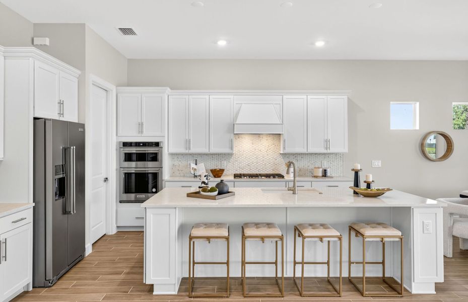 Furnished interior view inside a new home in Del Webb Oak Creek, North Fort Myers (Image 10).