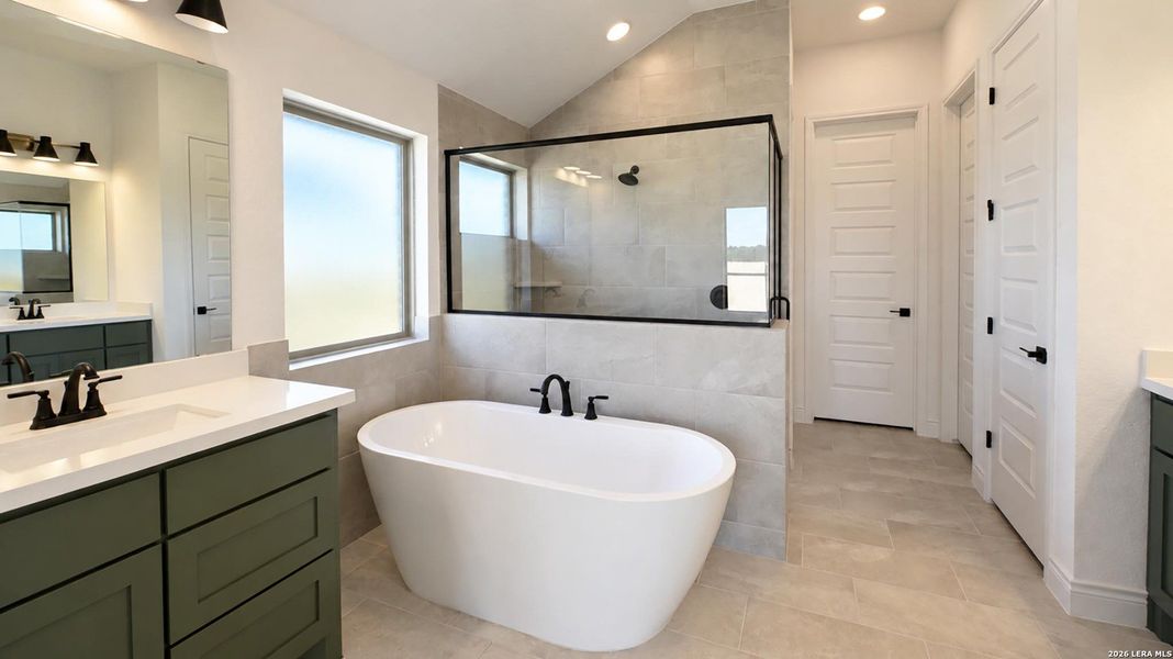 Furnished interior view inside a new home in Legacy at Lake Dunlap, New Braunfels (Image 7).